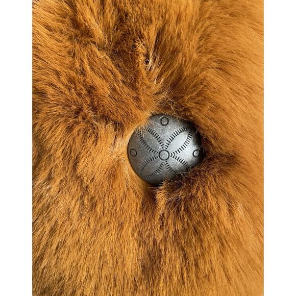 Double D Ranch Montana Chill Iron Rust Faux Fur Jacket 1X NWT Pantina Concho Btn - Picture 5 of 11